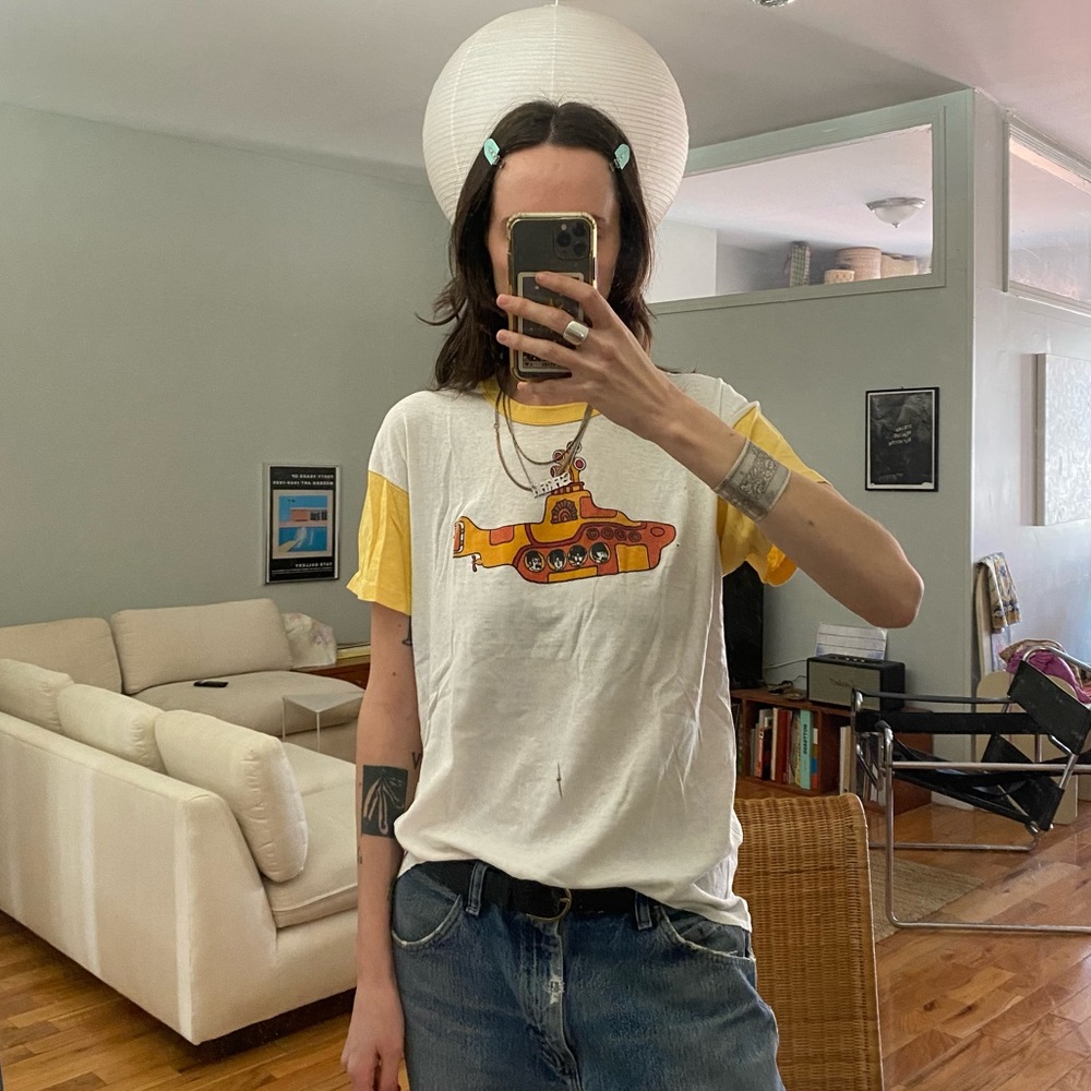 Vintage Beatles yellow submarine t-shirt